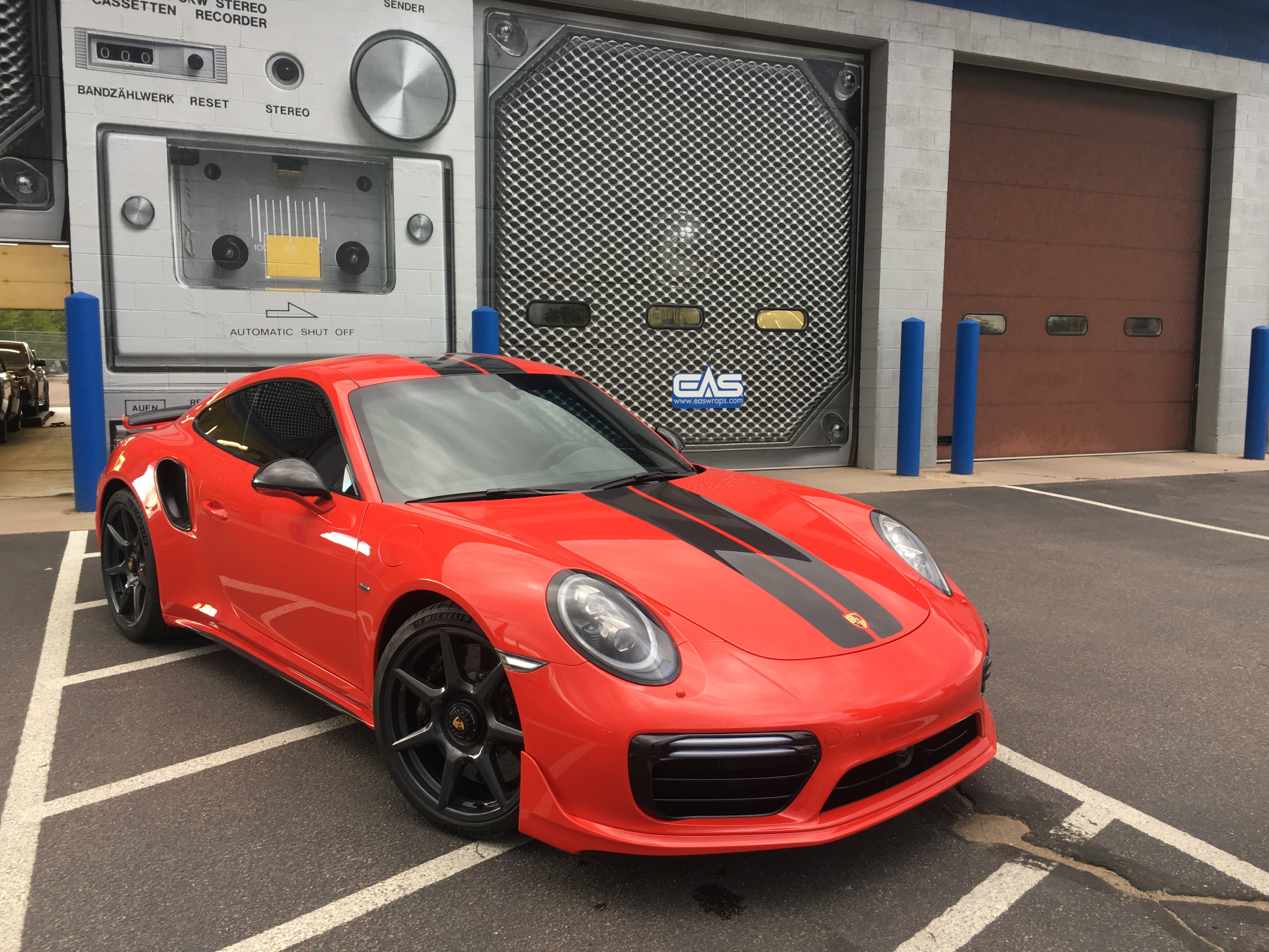 Red Porsche 911 Turbo