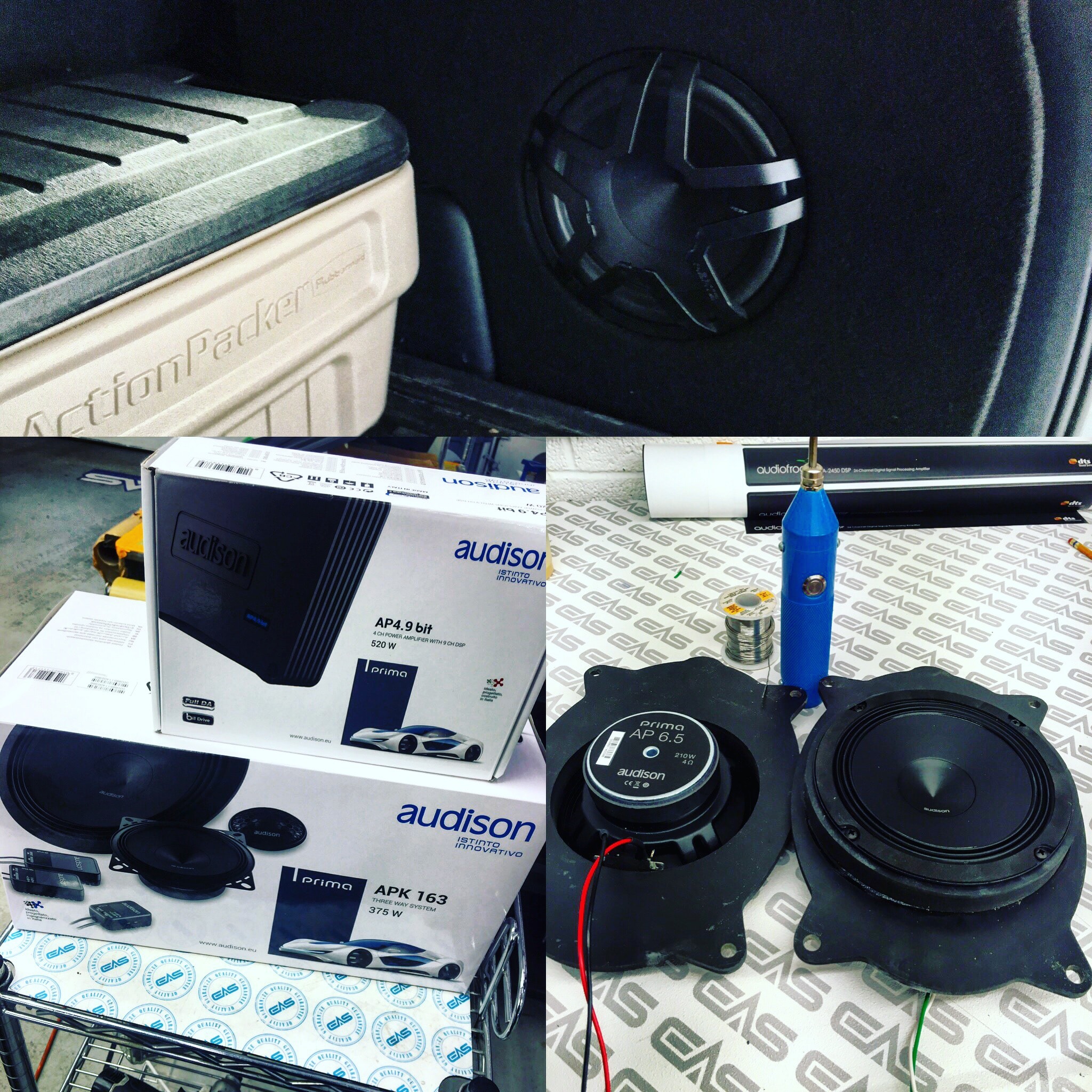 Sound deadening and acoustic treatment installation